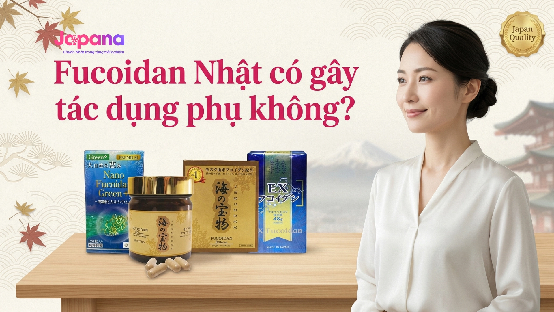 Fucoidan Nhật có gây tác dụng phụ không?