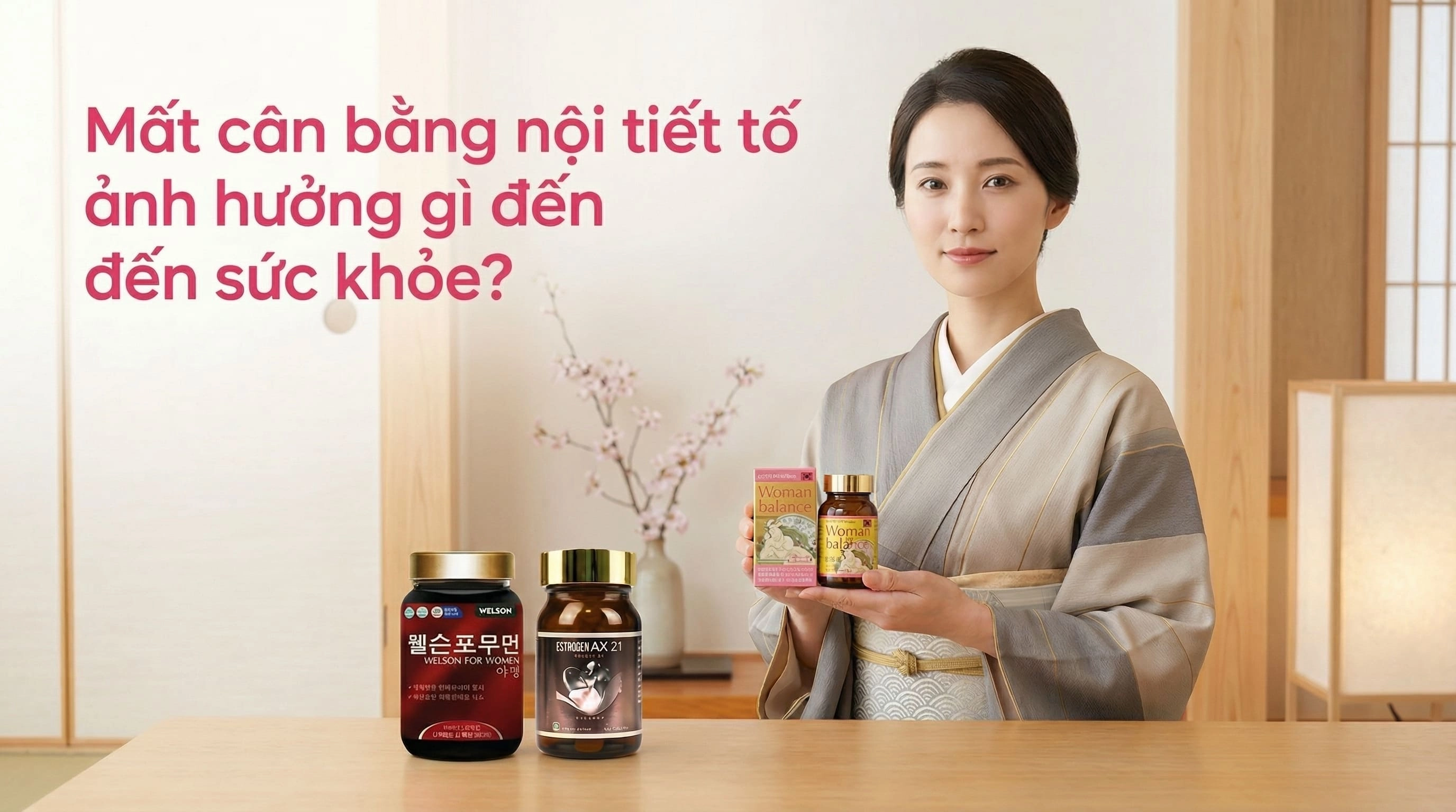 Mất Cân Bằng Nội Tiết Tố: "Kẻ Trộm" Sức Khỏe Thầm Lặng & Giải Pháp Từ Nhật Bản