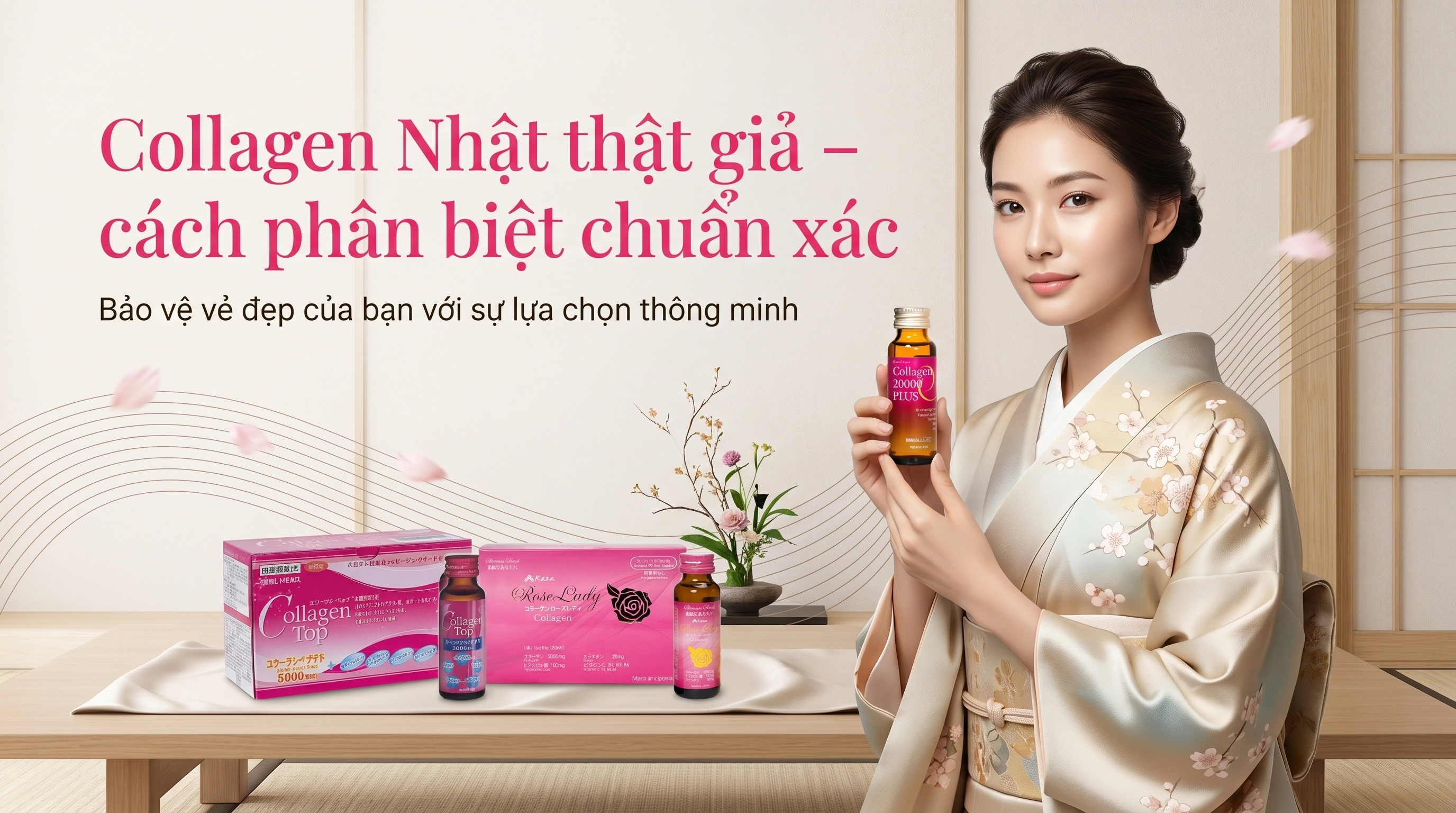 Collagen Nhật thật giả – cách phân biệt chuẩn xác
