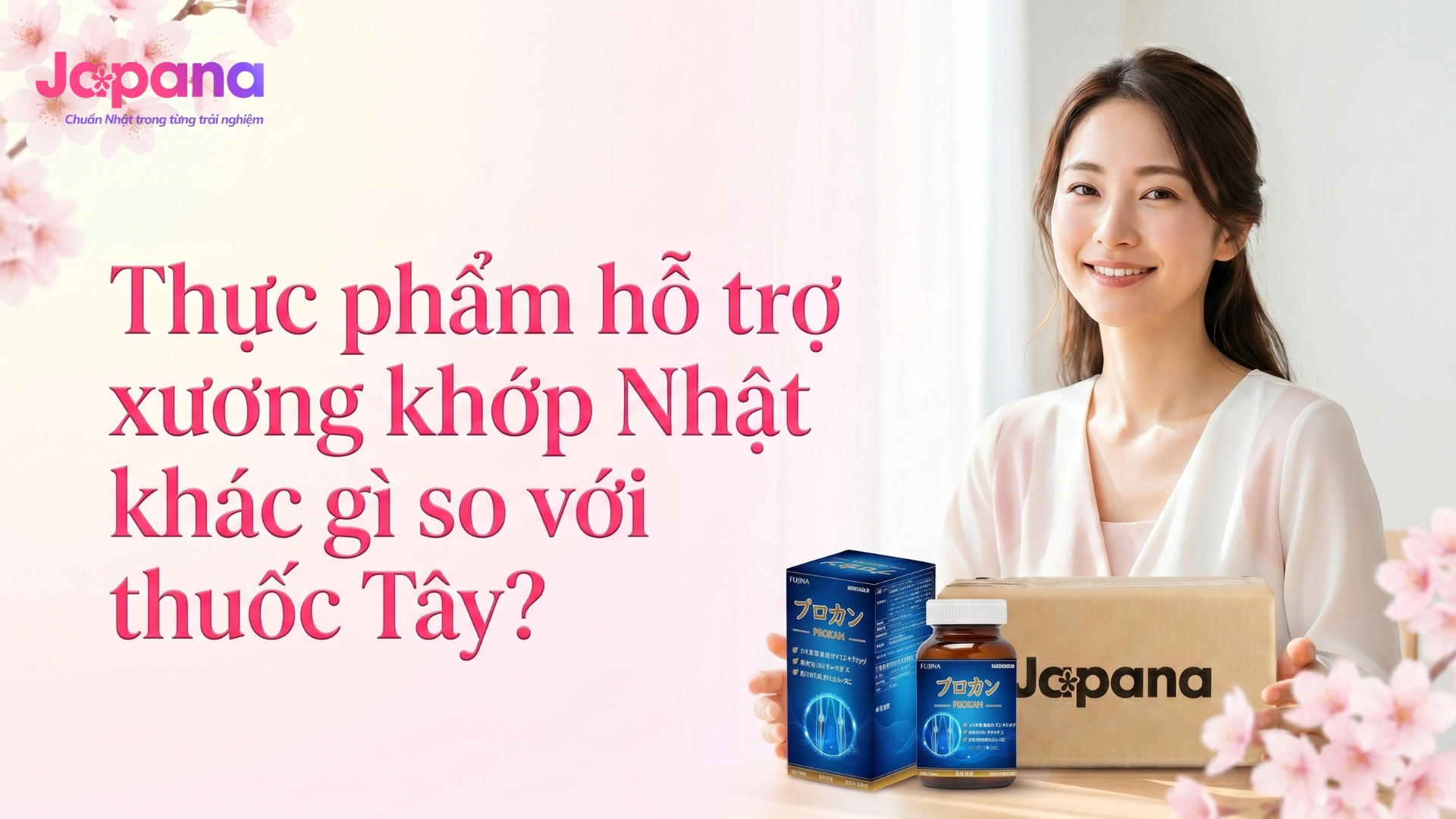 Thực phẩm hỗ trợ xương khớp Nhật khác gì so với thuốc Tây?