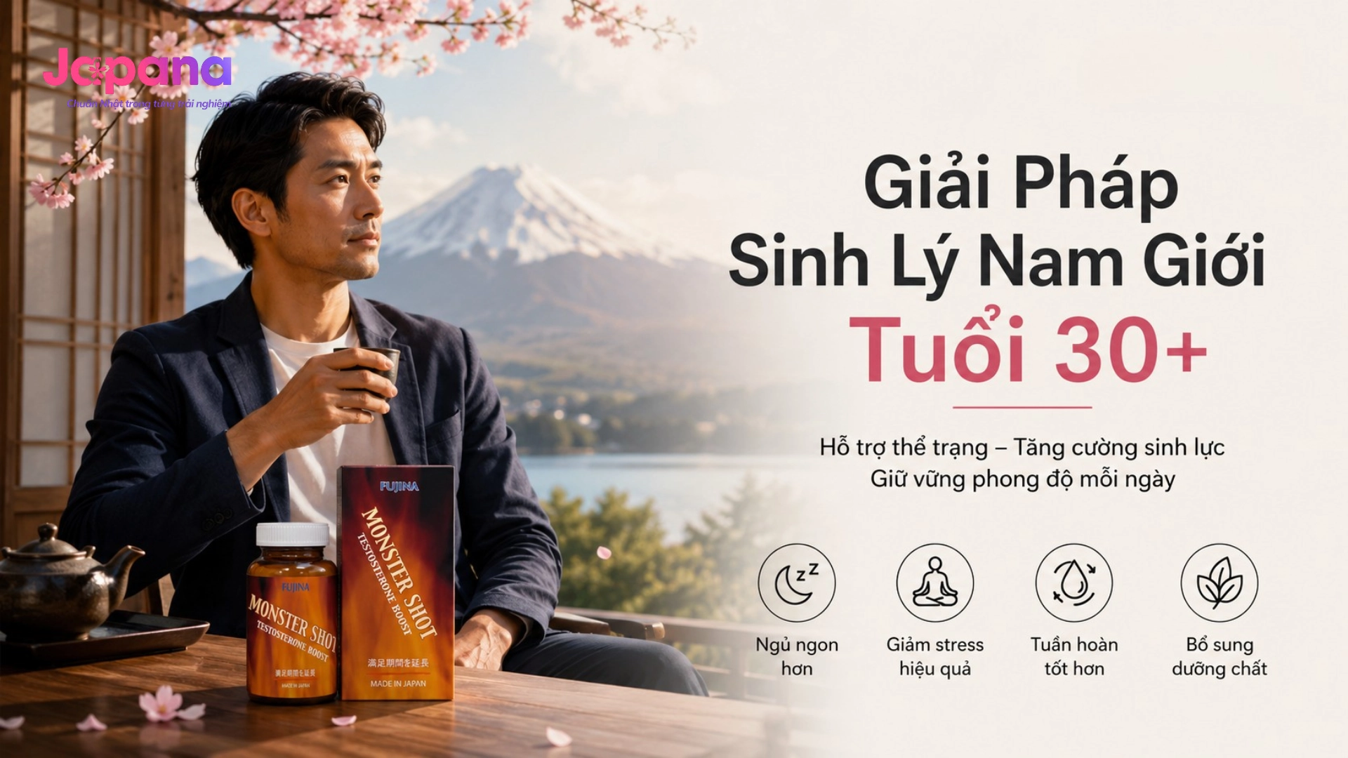 Giải Pháp Sinh Lý Nhật Bản Cho Nam Giới Tuổi 30+