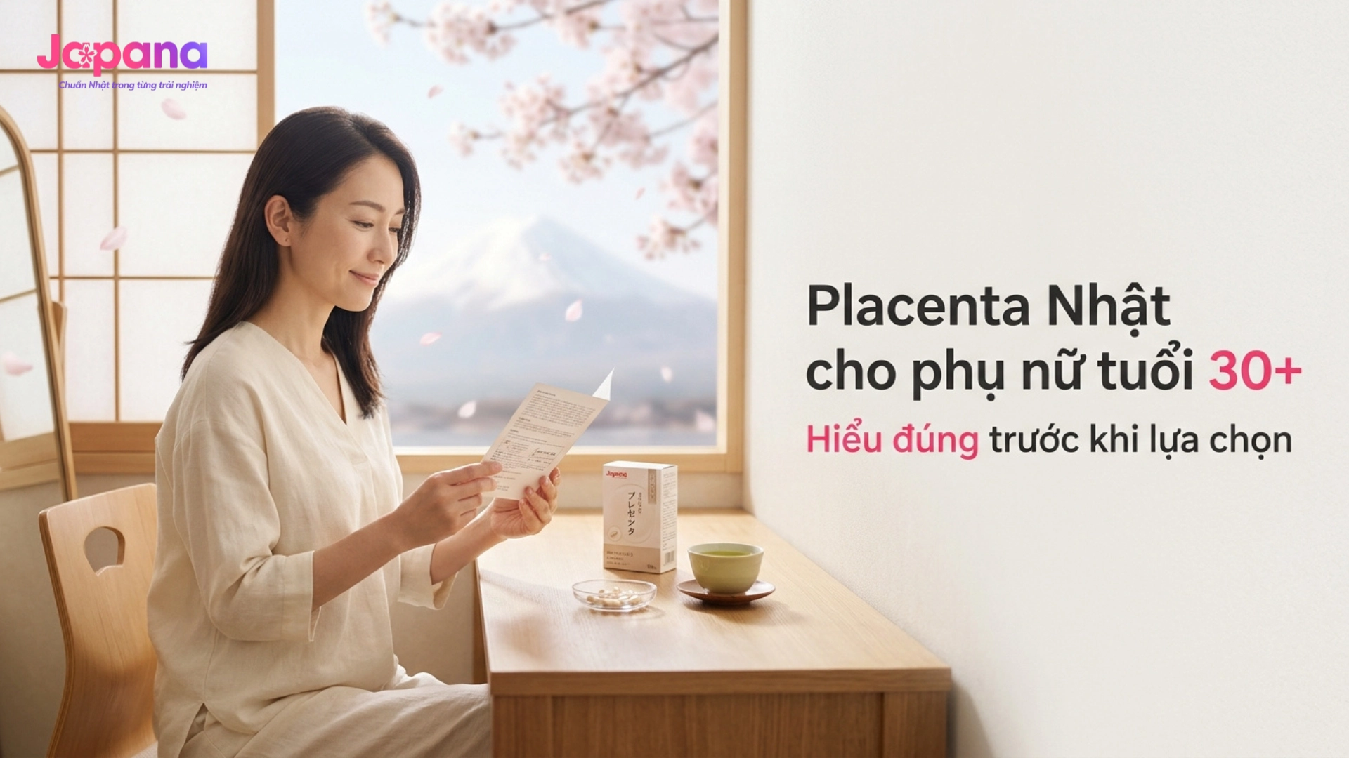 Placenta Nhật Cho Phụ Nữ Tuổi 30+: Hiểu Đúng Trước Khi Lựa Chọn