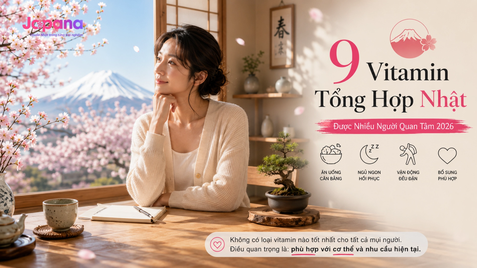Top 9 Loại Vitamin Nhật Bản 2026