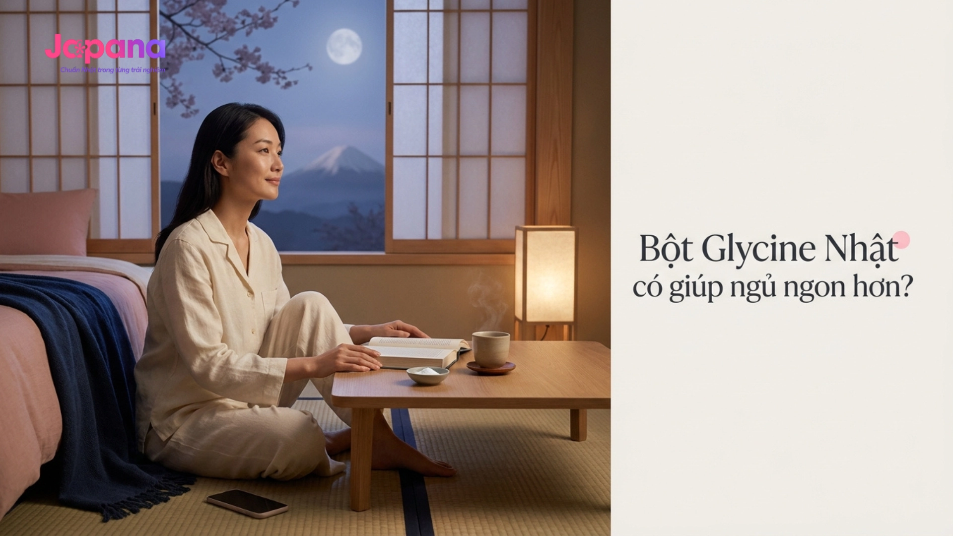 Bột Glycine Nhật Có Giúp Ngủ Sâu Giấc Hơn Không?