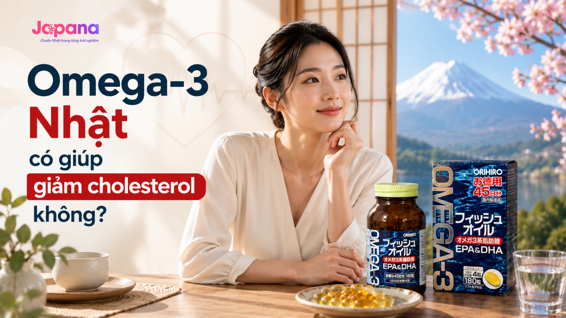 Omega-3 Nhật Có Giúp Giảm Cholesterol Không? 