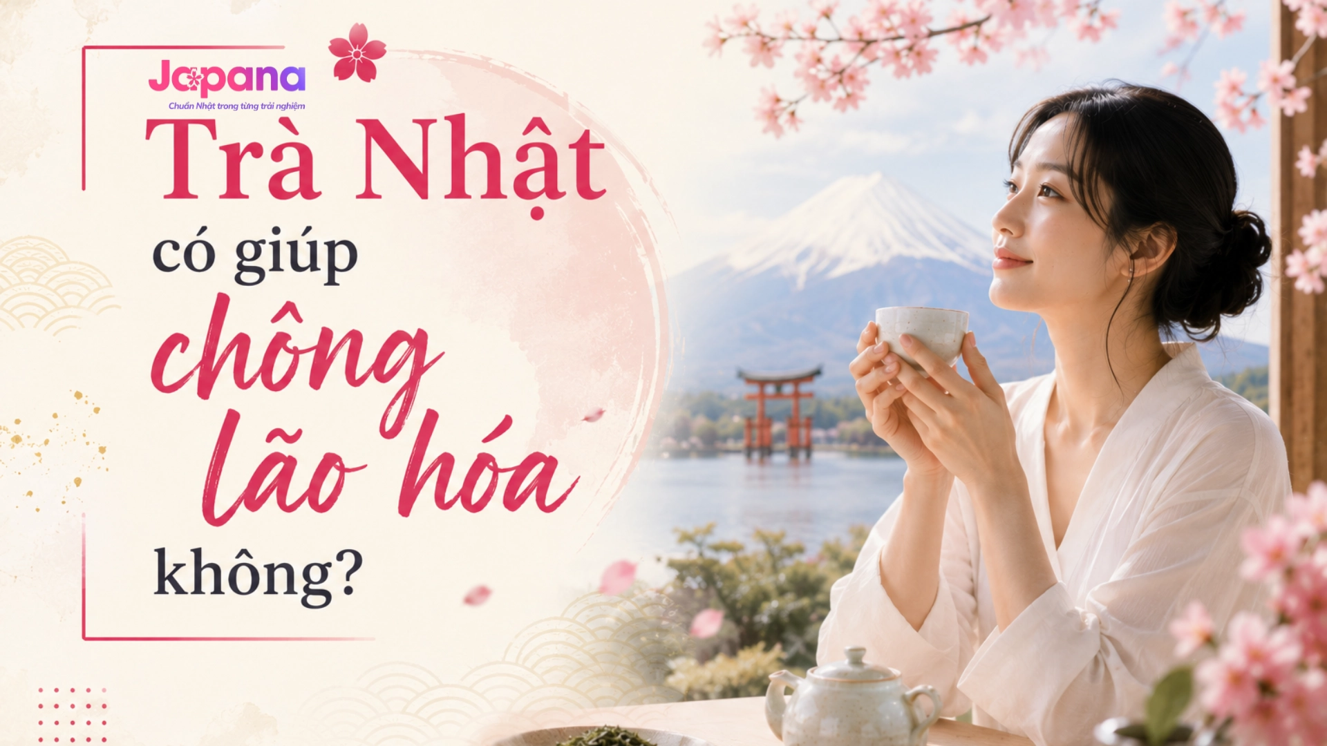 Trà Nhật có giúp chống lão hóa không?