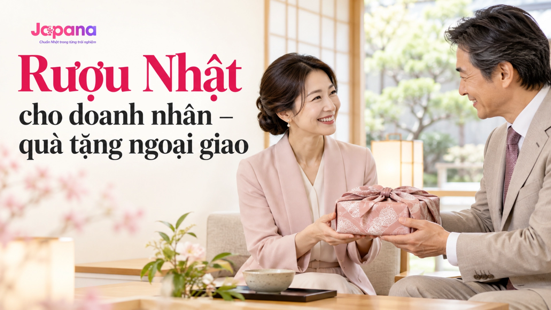 Nghệ thuật chọn rượu Nhật làm quà doanh nhân và đối tác ngoại giao cao cấp