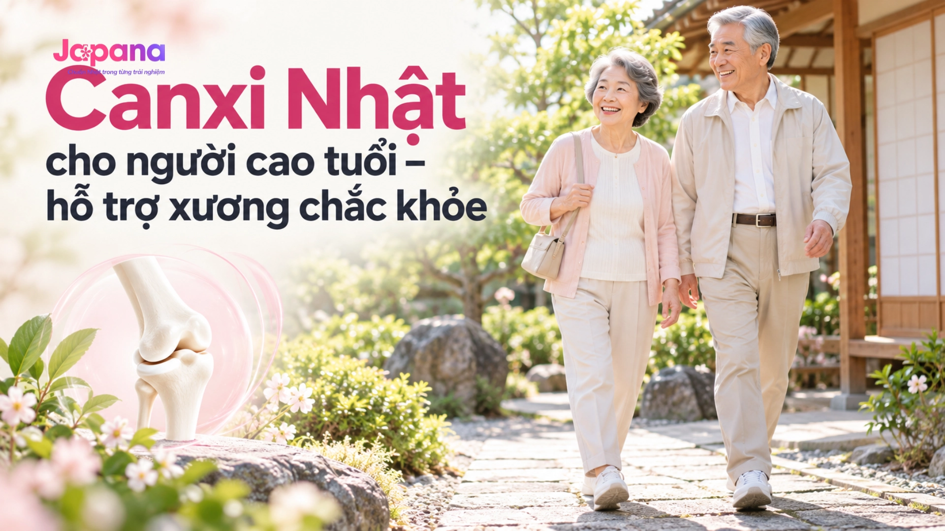 Canxi Nhật cho người cao tuổi – hỗ trợ xương chắc khỏe