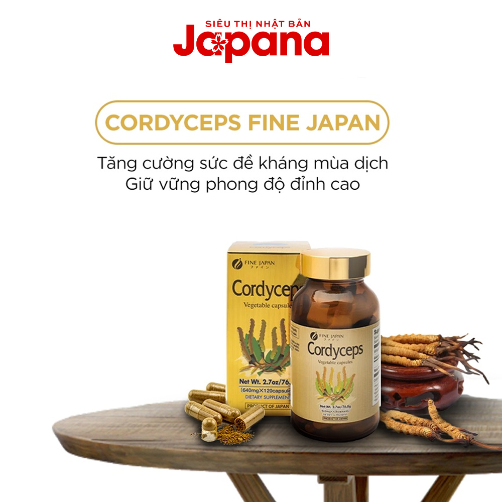 Viên uống đông trùng hạ thảo Nhật Bản Cordyceps Fine Japan