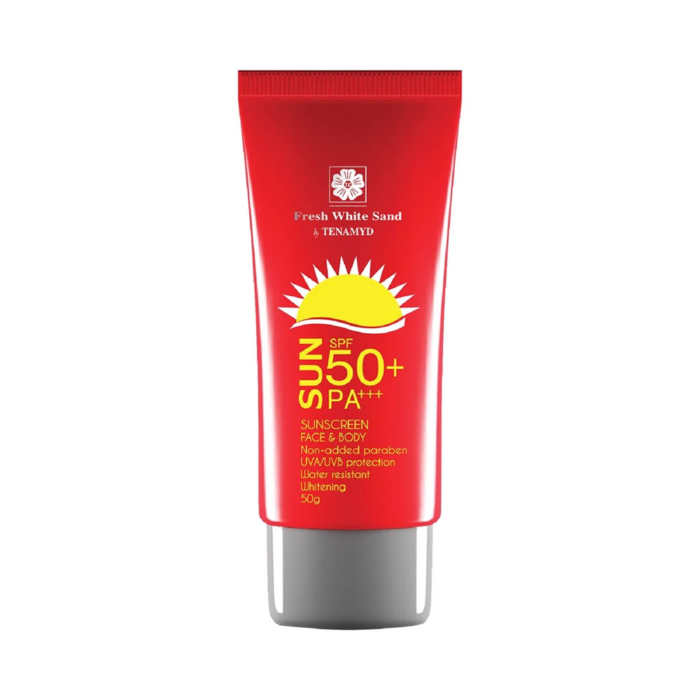 Kem chống nắng SPF50+/ PA+++ Fresh White Sand By Tenamyd 50g