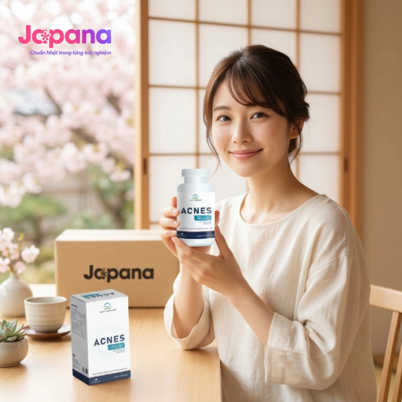 Viên uống hỗ trợ trị mụn Acnes Plus 30 viên