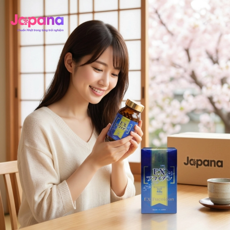 Viên uống hỗ trợ phòng ngừa ung thư Fucoidan Okinawa Kanehide Bio EX 323mg - 150 viên