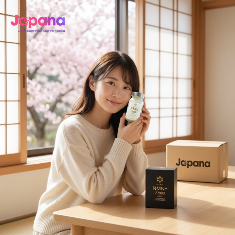 Viên uống NMN＋27000 LUXURY trẻ hóa làn da 90 viên