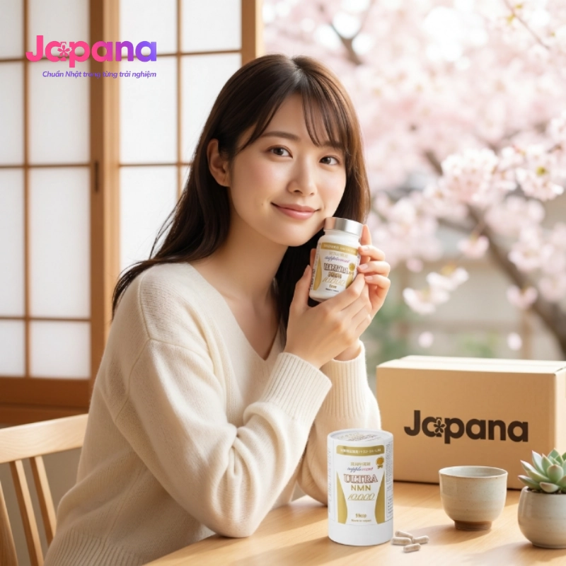Viên uống hạn chế lão hóa da, chống oxy hóa Ultra NMN 10,000 - 90 viên/lọ
