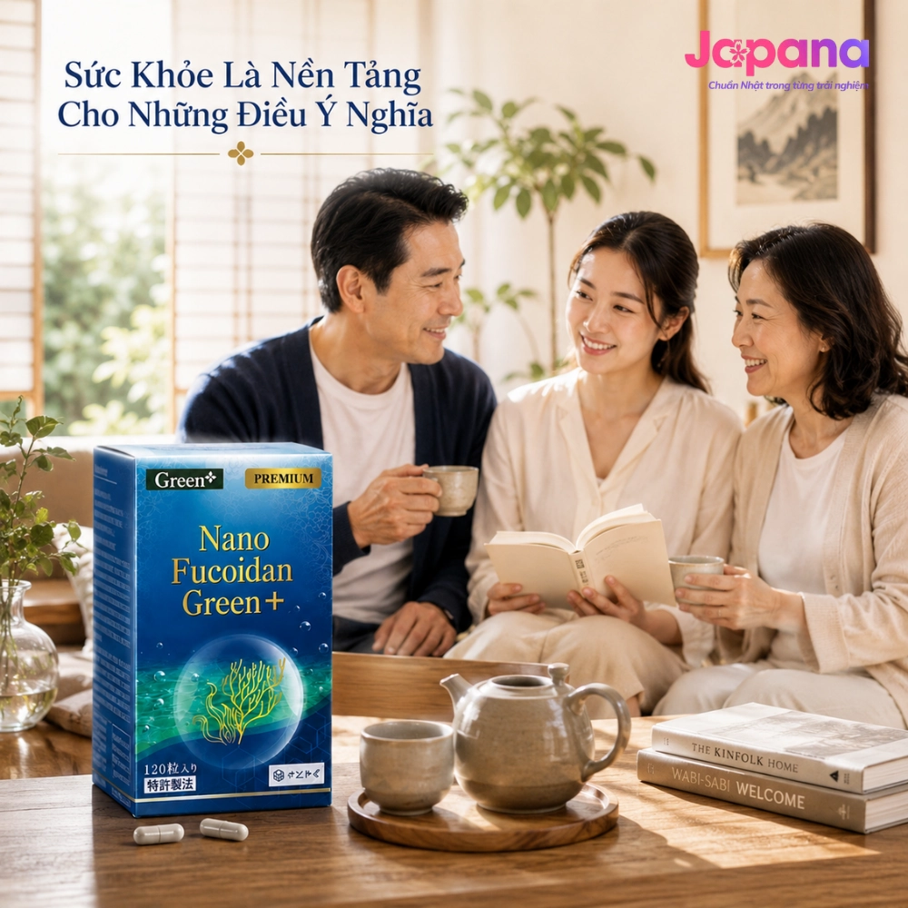 Viên uống hỗ trợ phòng ngừa ung thư Nano Fucoidan Green+ 120 viên