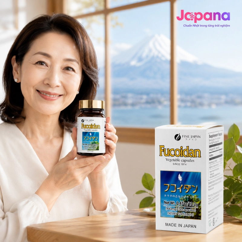 Viên uống hỗ trợ phòng ngừa ung thư Fine Japan Fucoidan 30 viên