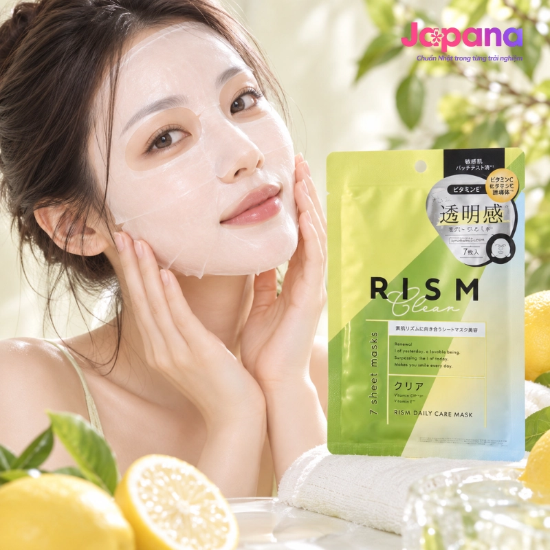 Mặt nạ chăm sóc da hằng ngày RISM DAILY CARE MASK CLEAR 7 miếng