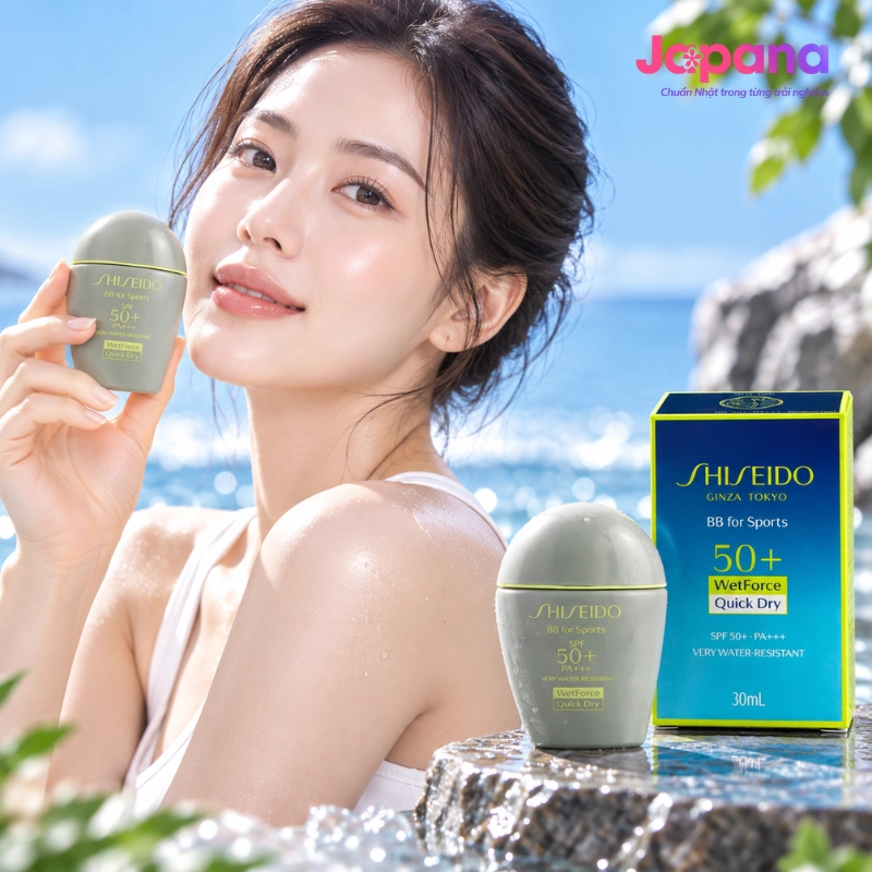 Kem chống nắng che khuyết điểm Shiseido BB For Sports 30ml