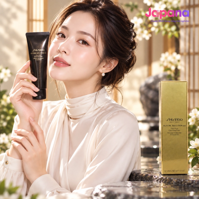 Sữa rửa mặt Shiseido Future Solution LX Extra Rich Cleansing Foam - 125ml