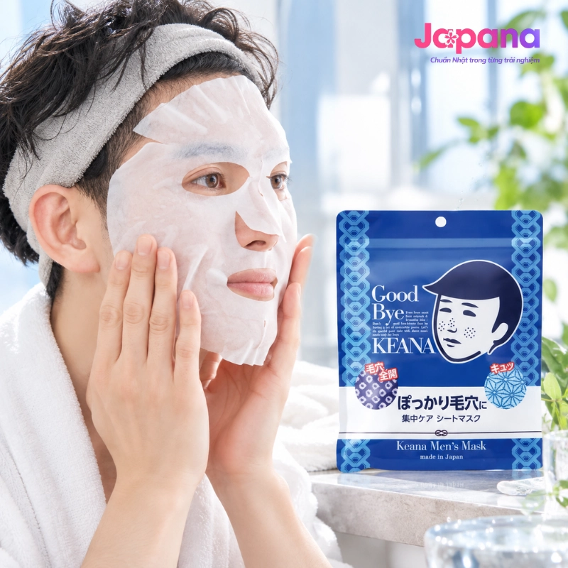Mặt nạ thu nhỏ lỗ chân lông dành cho nam Keana Men’s Mask 10 miếng