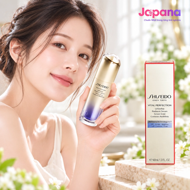 Tinh chất dưỡng da Shiseido Vital-Perfection Liftdefine Radiance Serum 80ml