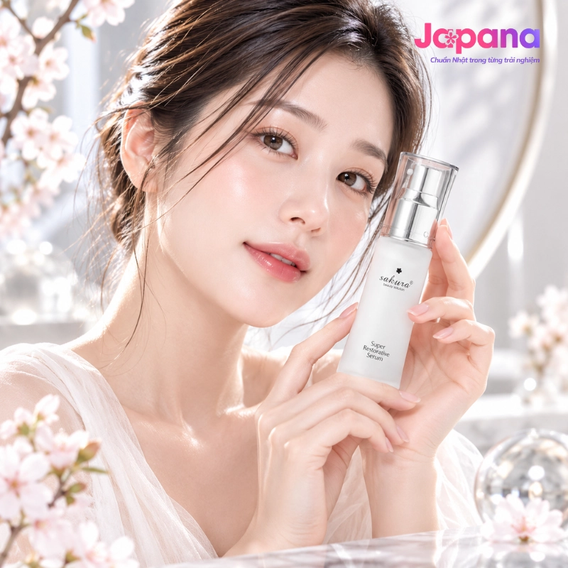 Serum chống lão hóa, phục hồi da Sakura Beauty Solution Super Restorative 30ml (Date 07/28)