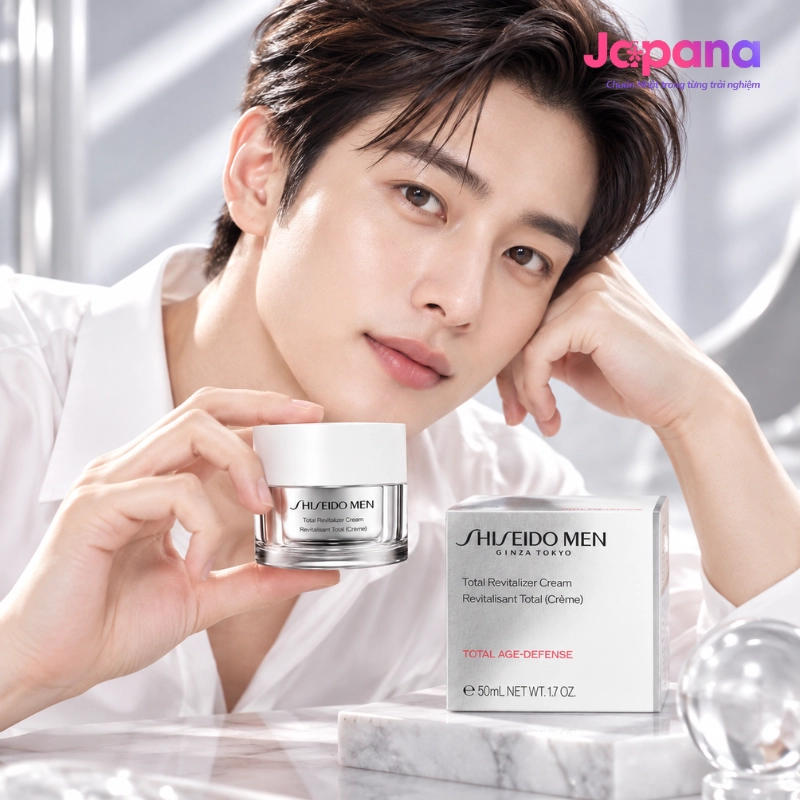 Kem dưỡng da cho nam Shiseido Men Total Revitalizer 50ml