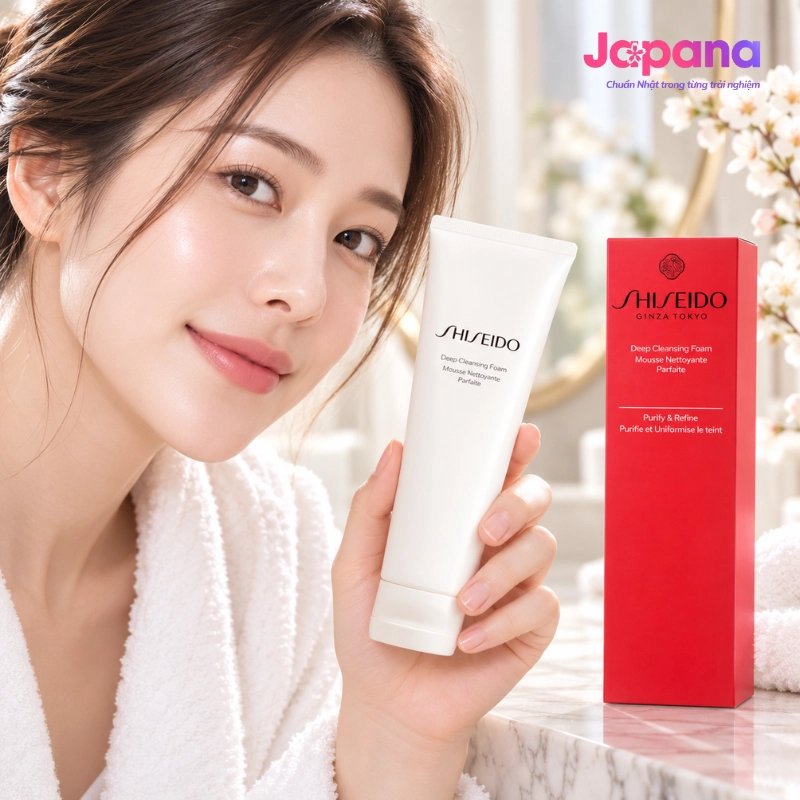 Sữa rửa mặt sạch sâu Shiseido Deep Cleansing Foam 125ml