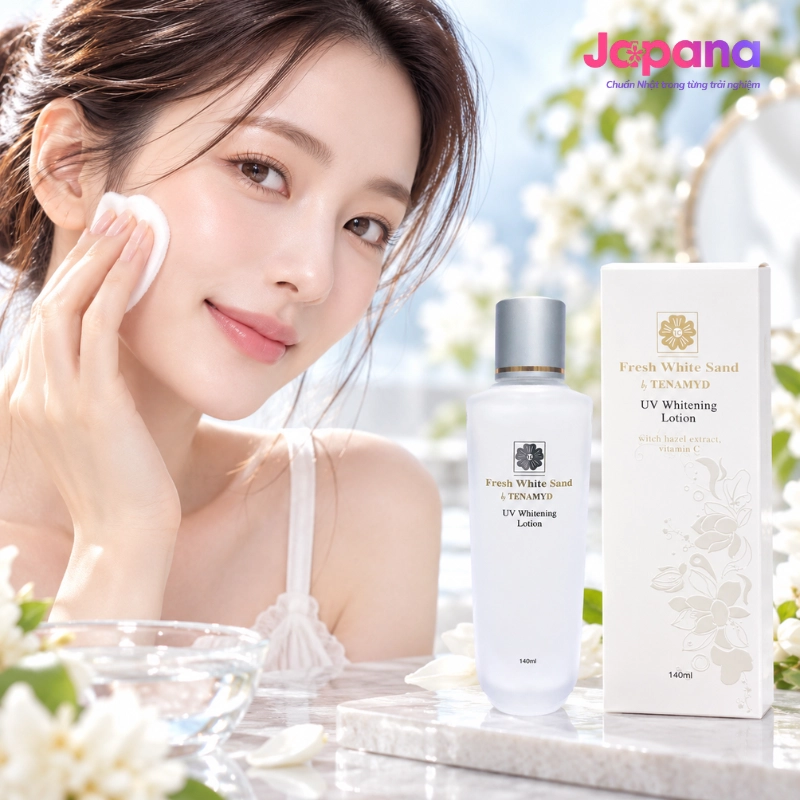 Nước dưỡng trắng da Fresh White Sand By Tenamyd 140ml