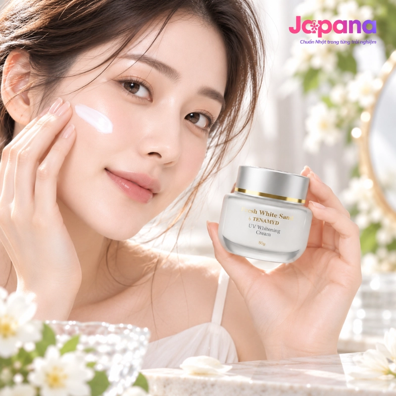 Kem dưỡng trắng da ban ngày Fresh White Sand By Tenamyd 50g