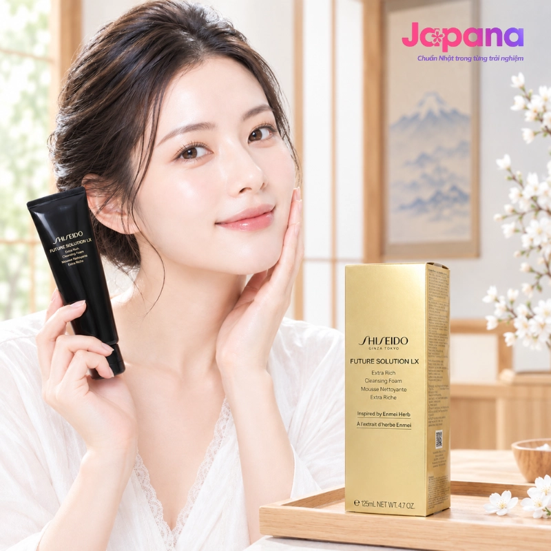 Sữa rửa mặt Shiseido Future Solution LX Extra Rich Cleansing Foam - 125ml