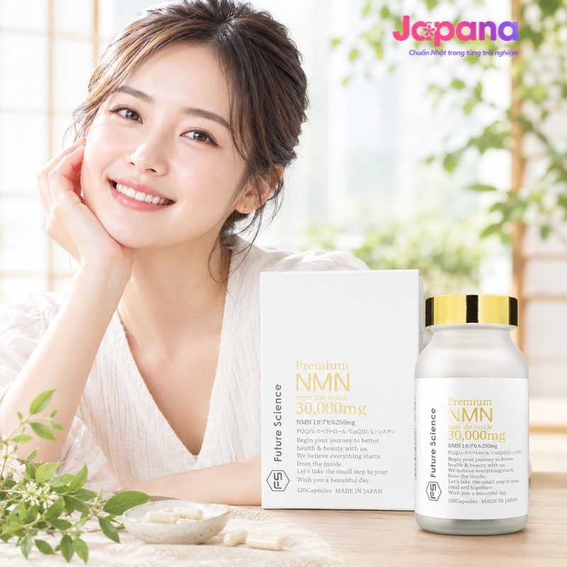 Viên uống trẻ hóa toàn diện Premium NMN 30.000 Future Science - 120 viên